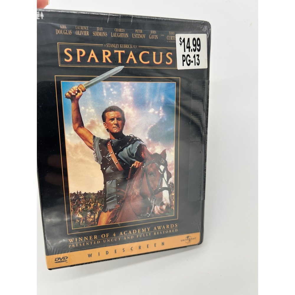 Spartacus DVD Stanley Kubrick Widescreen Uncut Restored Kirk Douglas New Sealed